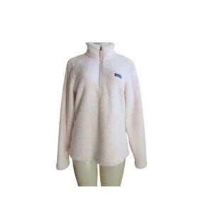 Patagonia Los Gatos Pale Pink Fleece 1/4 Zip Jacket Size Large